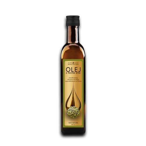 Zdjęcie produktu - GOLDFARMEX Olej z pestek dyni, 250 ml