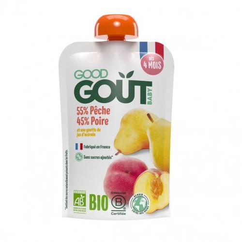 Zdjęcie produktu - Good Gout BIO Brzoskwinia z gruszką, 120 g