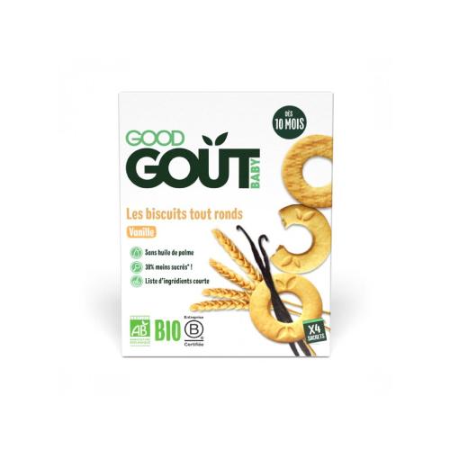 Zdjęcie produktu - Good Gout BIO Ciasteczka waniliowe, 80g