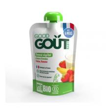 Zdjęcie produktu - Good Gout BIO Deser owsiany z truskawkami i bananem, 90g KR&Oacute;TKA DATA 31.07.2026