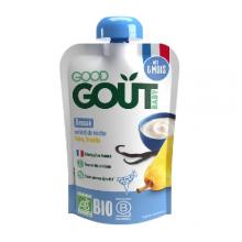 Zdjęcie produktu - Good Gout BIO Jogurt waniliowy z gruszką, 90g