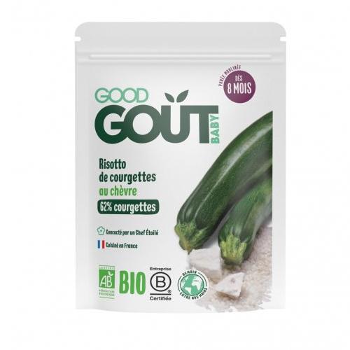 Zdjęcie produktu - Good Gout BIO Risotto z cukinią i kozim serem, 190 g