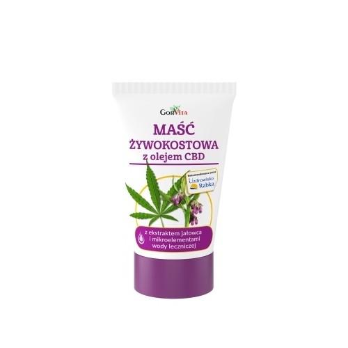 Zdjęcie produktu - GORVITA maść żywokostowa z olejem CBD, 140ml