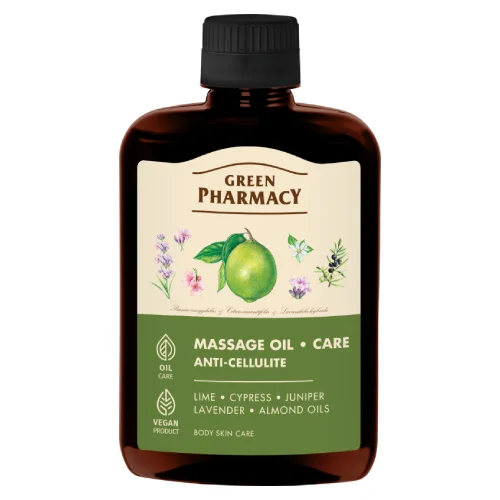 Zdjęcie produktu - Green Pharmacy Olejek do masażu antycellulitowy, 200 ml