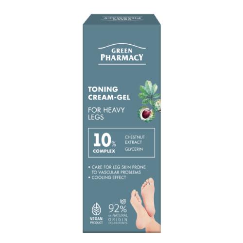 Zdjęcie produktu - Green Pharmacy Tonizujący krem-żel do ciężkich n&oacute;g, 75 ml