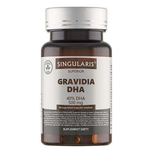 Zdjęcie produktu - SINGULARIS Superior Gravidia DHA, 30 kaps.
