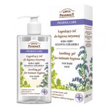 Zdjęcie produktu - GREEN PHARMACY Łagodzący żel do higieny intymnej kora dębu, szałwia lekarska - 300 ml