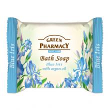 Zdjęcie produktu - GREEN PHARMACY Mydło w kostce Niebieski irys i olejek arganowy - 100 g