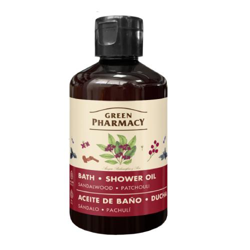Zdjęcie produktu - GREEN PHARMACY Olejek do kąpieli i pod prysznic, drzewo sandałowe i paczula, 250ml