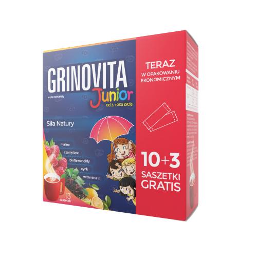 Zdjęcie produktu - Grinovita Junior, 13saszetek