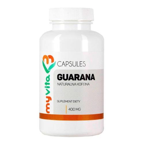 Zdjęcie produktu - MyVita Guarana 400 mg Naturalna kofeina, 60 kaps.