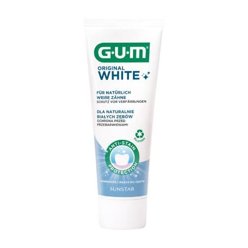 Zdjęcie produktu - Sunstar Gum Original White Pasta do zęb&oacute;w wybielająca, 75 ml