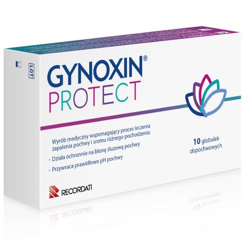 Zdjęcie produktu - Gynoxin Protect, 10 globulek dopochwowych