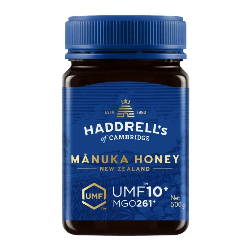 Zdjęcie produktu - Haddrell's UMF10+ MGO261+ Mi&oacute;d Manuka, 500 g
