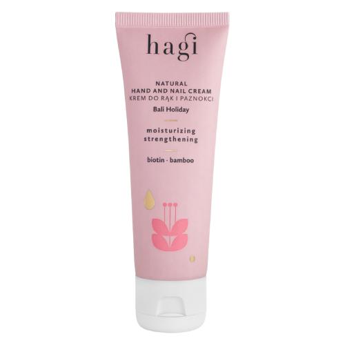 Zdjęcie produktu - HAGI Naturalny nawilżający krem do rąk i paznokci Wakacje na Bali, 50ml