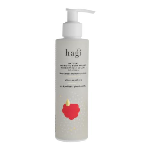 Zdjęcie produktu - HAGI Probiotyczny jogurt do ciała Malinowy Chruśniak, 200ml