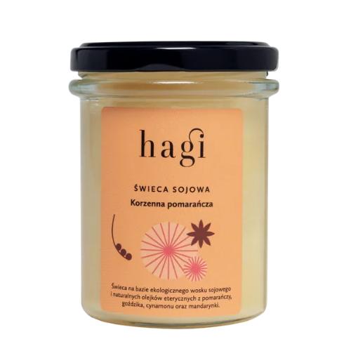 Zdjęcie produktu - HAGI Świeca sojowa Korzenna pomarańcza, 215ml