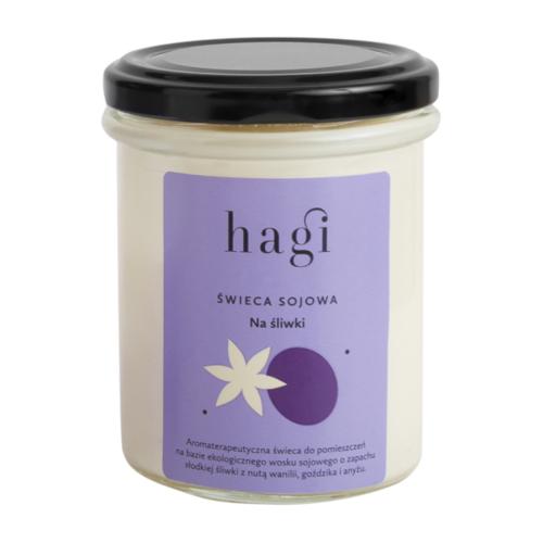 Zdjęcie produktu - HAGI Świeca sojowa Na Śliwki, 215ml