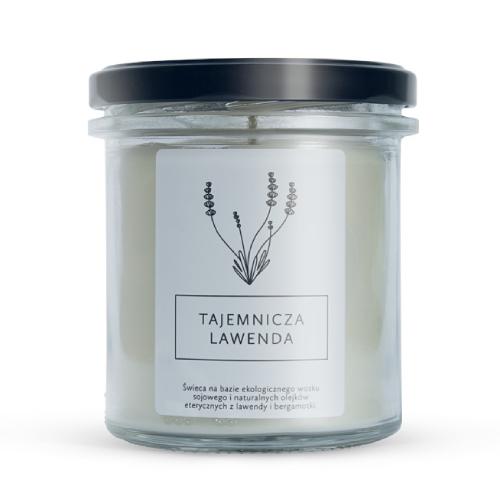 Zdjęcie produktu - HAGI Świeca sojowa Tajemnicza Lawenda, 230g