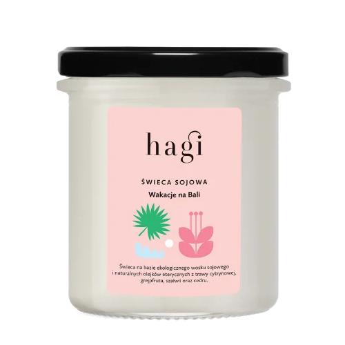 Zdjęcie produktu - HAGI Świeca sojowa Wakacje na Bali, 215ml