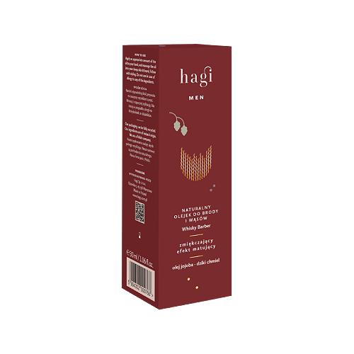 Zdjęcie produktu - HAGI Whisky Barber Olejek do brody i wąs&oacute;w, 30ml
