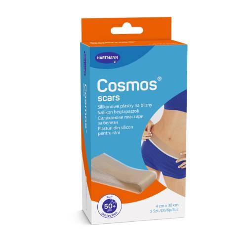 Zdjęcie produktu - Hartmann Cosmos Scar Silikonowe Plastry na blizny 4 cm x 30 cm, 5 szt.