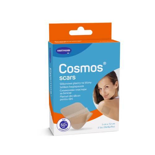Zdjęcie produktu - Hartmann Cosmos Scar Silikonowe plastry na blizny 5 cm x 7,2 cm, 5 szt.