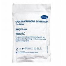 Zdjęcie produktu - Hartmann Gaza opatrunkowa bawełniana jałowa 17nitkowa 1/2 m2 1szt.