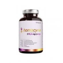 Zdjęcie produktu - HAUSTER Homocyne 576,6mg, 120 kaps. - suplement diety z witaminą B