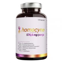 Zdjęcie produktu - HAUSTER Homocyne 576,6mg, 120 kaps. - suplement diety z witaminą B