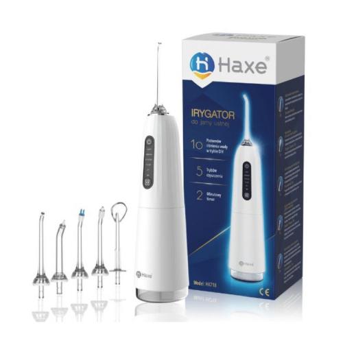 Zdjęcie produktu - HAXE Bezprzewodowy irygator do jamy ustnej HX718 biały, 1 szt.