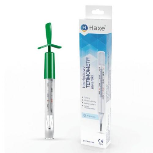Zdjęcie produktu - HAXE Bezrtęciowy termometr lekarski CRW-1108, 1 szt.