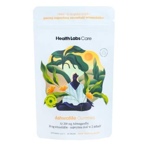 Zdjęcie produktu - Health Labs AshwaMe Gummies Żelki, 60 szt. KR&Oacute;TKA DATA 31.08.2026