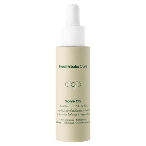 Zdjęcie produktu - Health Labs Care, Solve On Acne Serum do twarzy AHA 5%, 30ml
