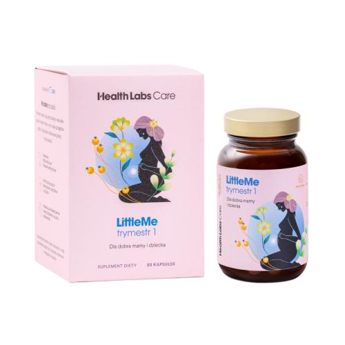 Zdjęcie produktu - Health Labs LittleMe Trymestr 1, dla dobra mamy i dziecka, 60 kapsułek