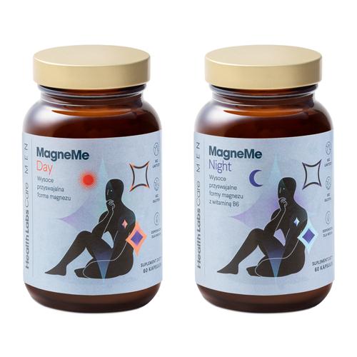 Zdjęcie produktu - Health Labs Men MagneMe Dzień i Noc, 120 kapsułek