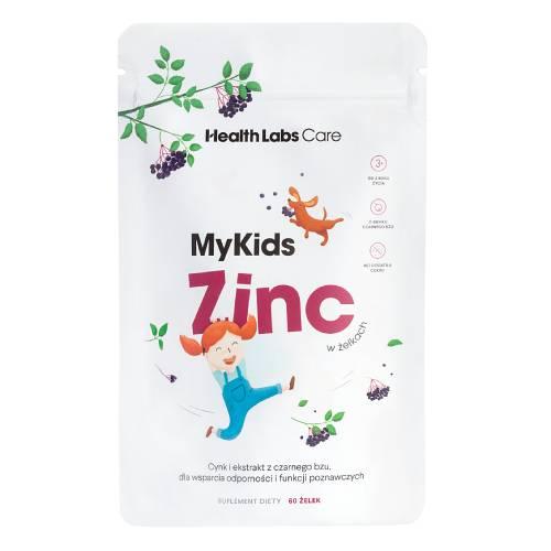 Zdjęcie produktu - Health Labs Mykids Zinc, 60 żelek