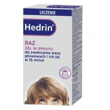 Zdjęcie produktu - Hedrin Raz Żel w sprayu na wszy i gnidy, 60 ml