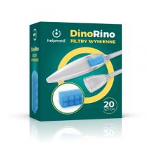 Zdjęcie produktu - HelpMedi DinoRino Filtry do ustnego aspiratora kataru wymienne, 20 szt.