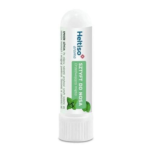 Zdjęcie produktu - HELTISO Aroma Sztyft do nosa Orzeźwiająca mięta, 1 szt.