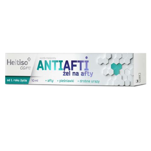 Zdjęcie produktu - Heltiso Care Antiafti żel na afty, 10ml USZKODZONE/BRAK TEKTUROWEGO OPAKOWANIA