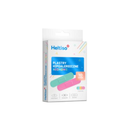 Zdjęcie produktu - Heltiso Plastry hipoalergiczne Neonowe, 10szt.