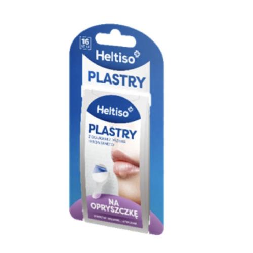 Zdjęcie produktu - Heltiso Plastry na opryszczkę z olejkiem z drzewa herbacianego, 16 szt.