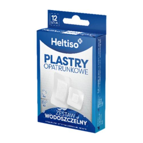 Zdjęcie produktu - Heltiso Plastry opatrunkowe Zestaw wodoszczelny, 12 szt.
