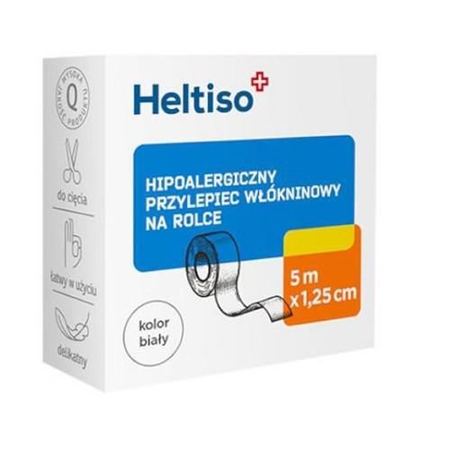 Zdjęcie produktu - Heltiso Przylepiec wł&oacute;kninowy 5m x 1,25cm, 1 sztuka