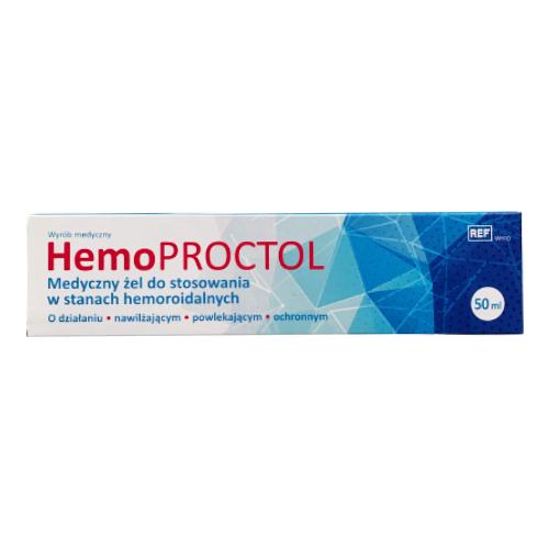 Zdjęcie produktu - Hemoproctol Medyczny żel do stosowania w stanach hemoroidalnych, 50ml