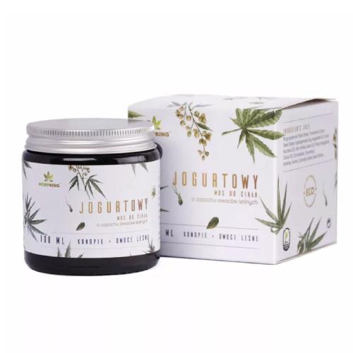 Zdjęcie produktu - HEMPKING Jogurtowy mus do ciała o zapachu owoc&oacute;w leśnych, 100ml 