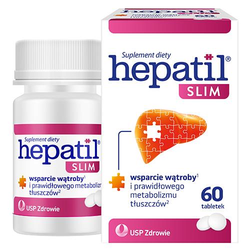 Zdjęcie produktu - HEPATIL Slim, 60 tabl.