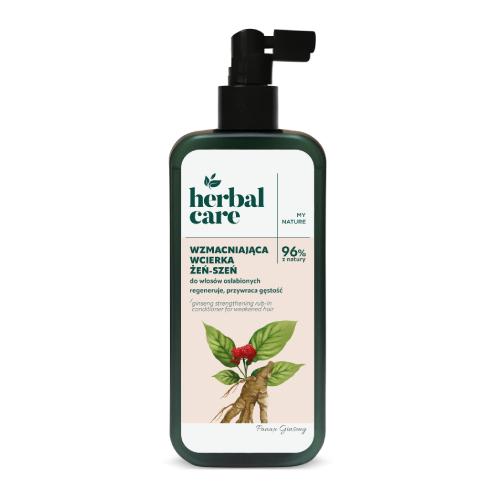 Zdjęcie produktu - Herbal Care Wzmacniająca wcierka do włos&oacute;w osłabionych żeń-szeń, 200 ml