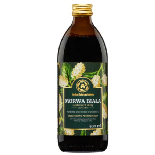 Zdjęcie produktu - Herbal Monasterium Sok z morwy białej, 500ml